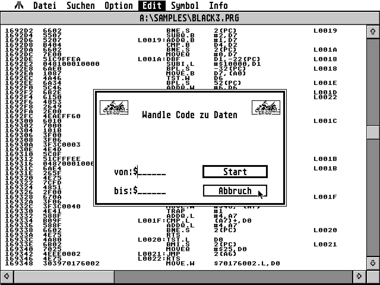 Easy Rider atari screenshot